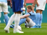Manchester City's Kevin De Bruyne pictured in action against Chelsea in the FA Cup on April 17, 2021