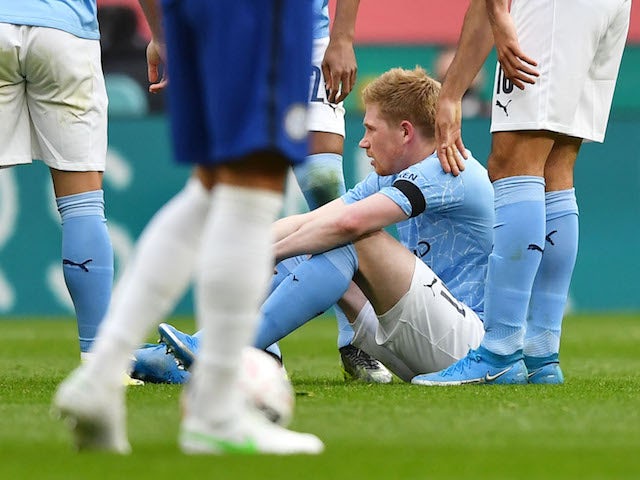 Man City's Kevin De Bruyne ruled out of Aston Villa clash