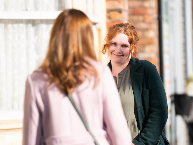 Fiz on the second episode of Coronation Street on April 26, 2021
