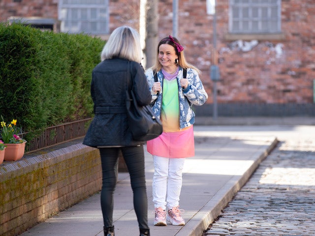 Gemma on the second episode of Coronation Street on April 26, 2021