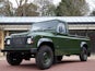 The Land Rover to be used to transport the coffin of Prince Philip