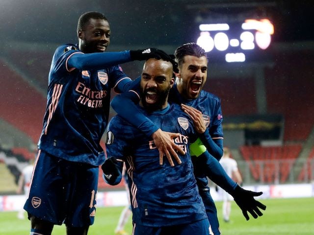 Slavia Prague 0-4 Arsenal: Gunners ease into EL final four