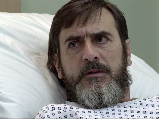 Peter on the first episode of Coronation Street on April 30, 2021