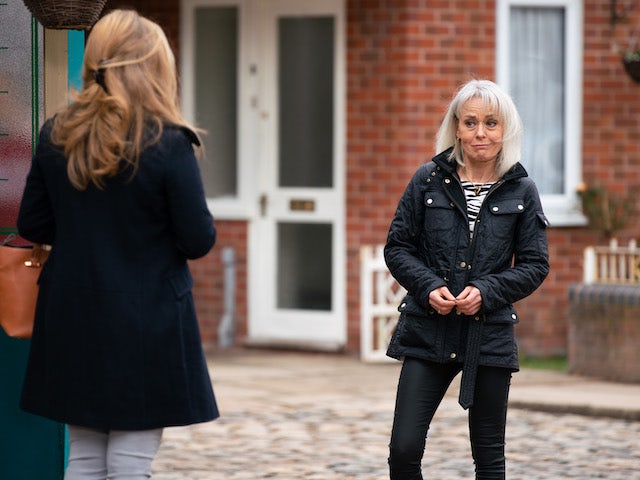 Sharon on the second episode of Coronation Street on April 30, 2021