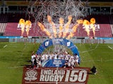 England Women celebrate winning the Six Nations title on April 24, 2021