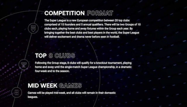 The Super League competition format *NOT TO BE USED AS ARTICLE OR INDEX IMAGE*