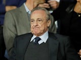 Real Madrid president Florentino Perez pictured in September 2019