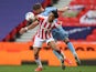 Stoke City's Jacob Brown in action against Coventry City in the Championship on April 21, 2021