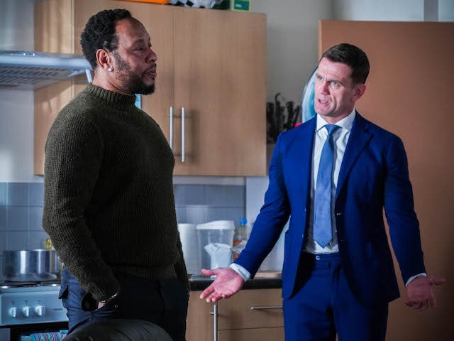 Mitch and Jack on EastEnders on May 3, 2021