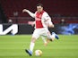 Ajax's Nicolas Tagliafico in action in March 2021