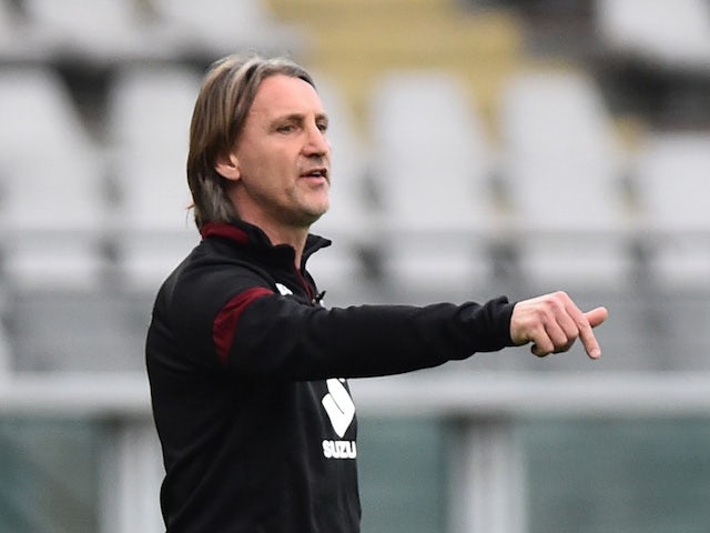 Torino head coach Davide Nicola pictured on April 3, 2021