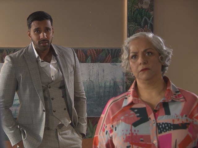 Sami and Misbah on Hollyoaks on May 7, 2021