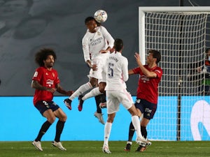 Real Madrid 2-0 Osasuna: Militao, Casemiro score for title-chasing Blancos
