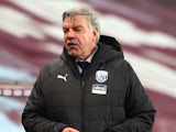 West Bromwich Albion manager Sam Allardyce pictured on April 25, 2021