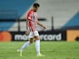 Sao Paulo's Dani Alves walks off the pitch after sustaining an injury ON MAY 5, 2021