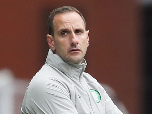 Celtic manager John Kennedy pictured in April 2021