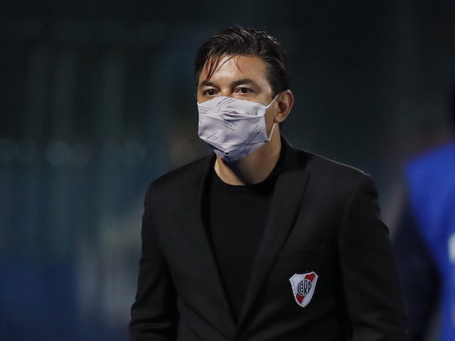 River Plate manager Marcelo Gallardo pictured on May 6, 2021