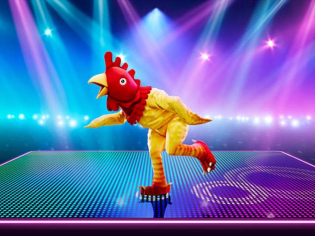 Rubber Chicken on The Masked Dancer series one