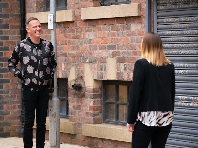 Sean on the second episode of Coronation Street on May 17, 2021