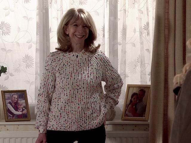 Gail on the first episode of Coronation Street on May 17, 2021