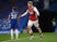 Arsenal's Emile Smith Rowe celebrates scoring against Chelsea in the Premier League on May 12, 2021