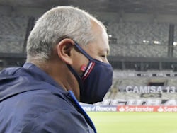 Cerro Porteno coach Francisco Arce pictured on May 4, 2021