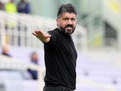 Napoli coach Gennaro Gattuso on May 16, 2021