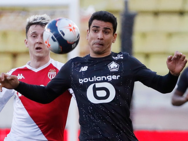 Benjamin Andre in action for Lille in March 2021