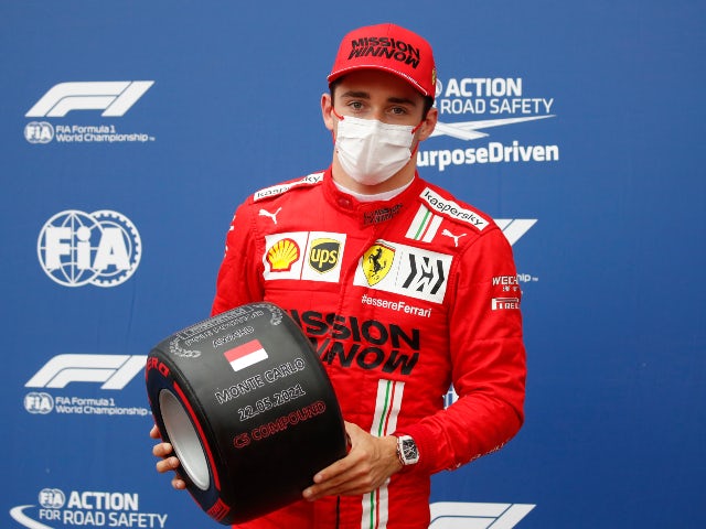 Charles Leclerc takes pole at Monaco despite heavy crash