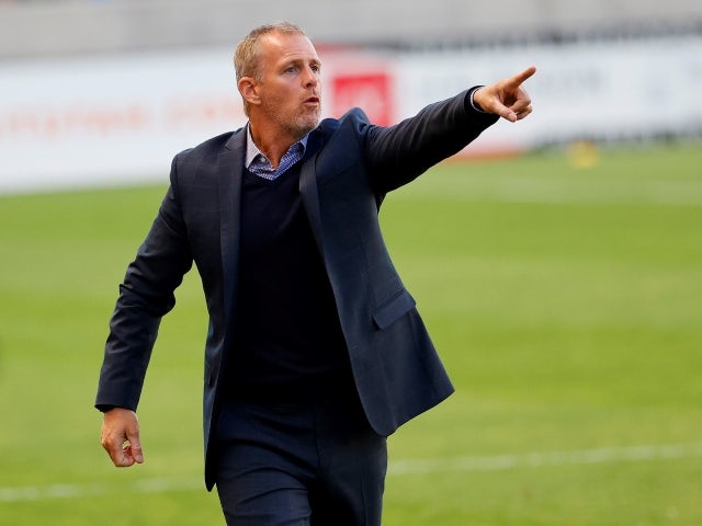 Nashville SC head coach Gary Smith directs his team against the Real Salt Lake at Rio Tinto Stadium on 15 May, 2021