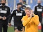 Philadelphia Union head coach Jim Curtin walks onto the field before match against the New England Revolution on May 12, 2021