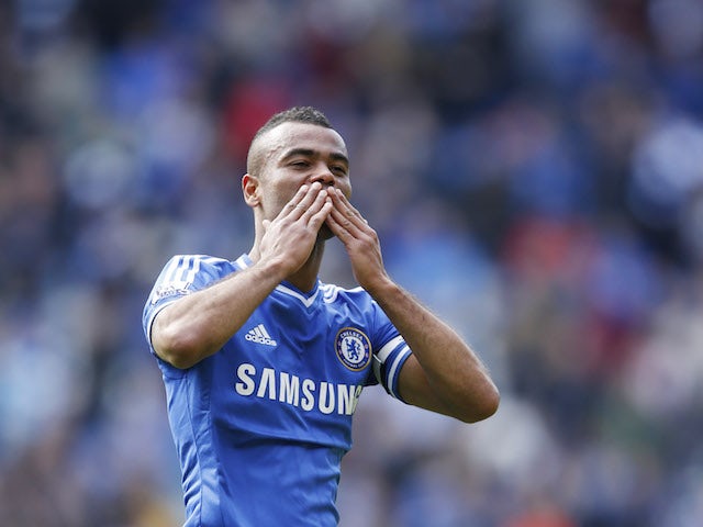 Ashley Cole in action for Chelsea in 2014