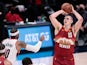 Denver Nuggets center Nikola Jokic attempts a shot against the Portland Trail Blazers on May 25, 2021