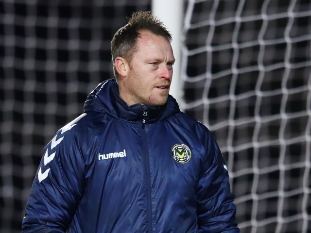 Newport County manager Michael Flynn in January 2021