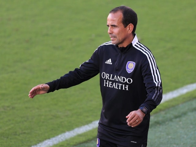 Orlando City head coach Oscar Pareja on May 8, 2021