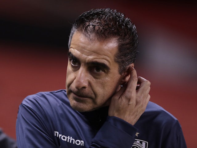 Independiente del Valle coach Renato Paiva pictured in May 2021