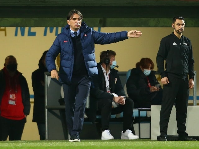 Croatia manager Zlatko Dalic on March 27, 2021