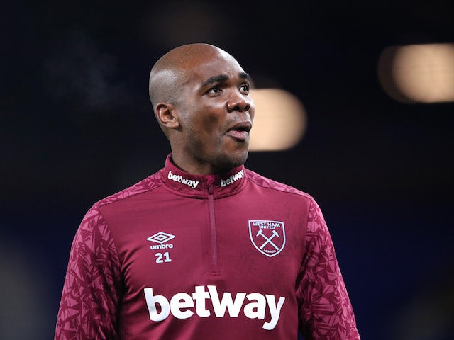 West Ham United's Angelo Ogbonna pictured on January 1, 2021