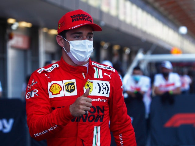 Charles Leclerc edges out Lewis Hamilton for Azerbaijan pole