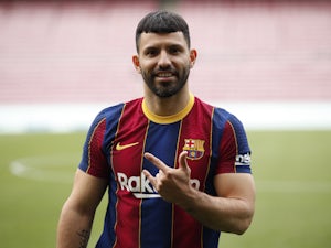Aguero nets in behind-closed-doors friendly for Barcelona
