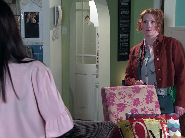 Fiz on the second episode of Coronation Street on June 7, 2021