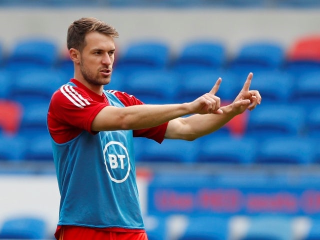 Aaron Ramsey sits out Wales training ahead of Euro 2020 opener
