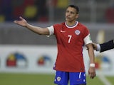 Alexis Sanchez pictured for Chile in June 2021