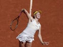 Russia's Anastasia Pavlyuchenkova in action at the French Open on June 10, 2021