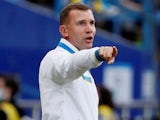 Ukraine manager Andriy Shevchenko on June 7, 2021
