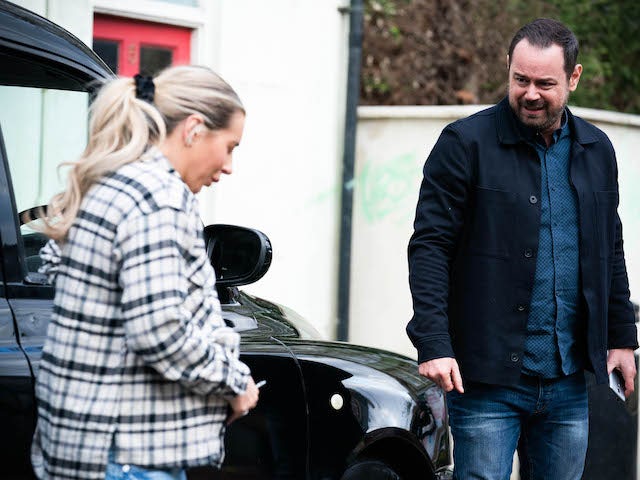 Jeanette and Mick on the first episode of EastEnders on June 15, 2021