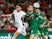 Hungary's Adam Szalai in action with Republic of Ireland's Shane Duffy on June 8, 2021