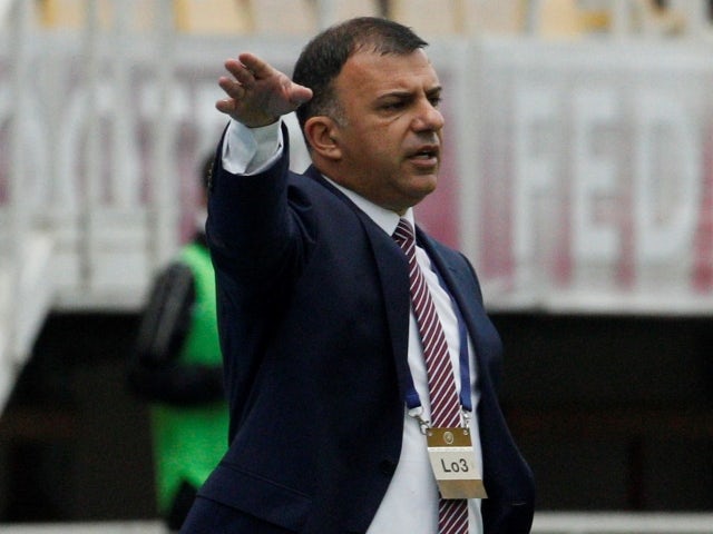 North Macedonia manager Igor Angelovski on June 1, 2021