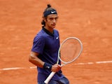 Lorenzo Musetti pictured at the French Open on June 7, 2021