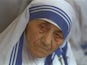 Mother Teresa in her Mother Teresa pomp